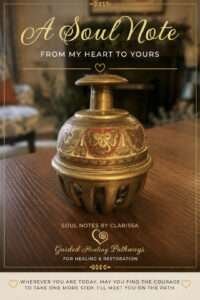 Vintage brass elephant bell featured in a Soul Note about synchronicity, strength, coexistence, and listening to what life brings into our awareness.